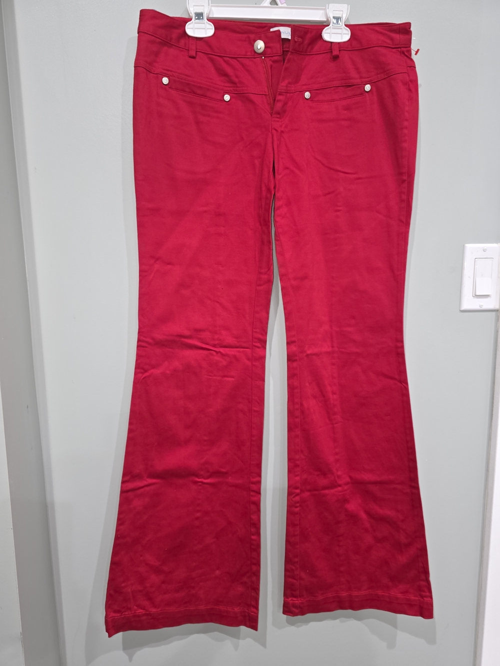 NEW.Bright Pink Flared Pants